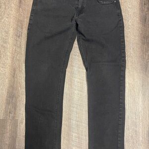 Mens Hudson and Barrow 36x32 Flex Waistband Black Pants